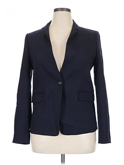 Pre-owned Jcrew Wool Blazer Jacket In Blue