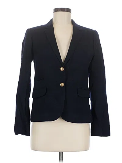Pre-owned Jcrew Wool Blazer Jacket In Blue