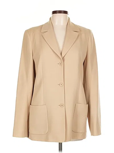 Pre-owned Jcrew Wool Blazer Jacket In Brown