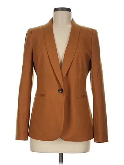 Pre-owned Jcrew Wool Blazer Jacket In Brown