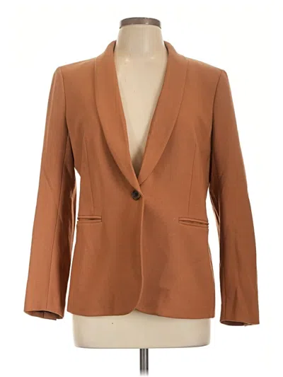 Pre-owned Jcrew Wool Blazer Jacket In Brown