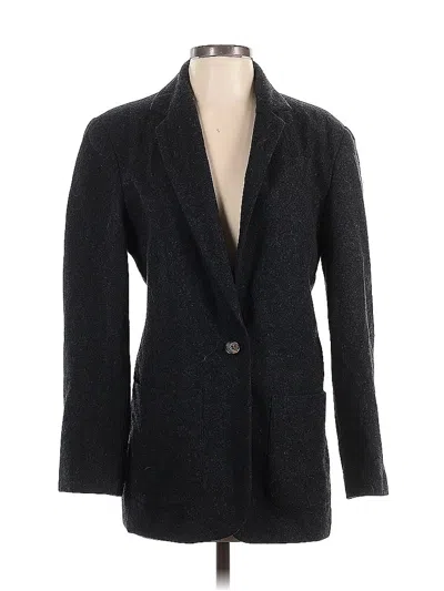 Pre-owned Jcrew Wool Blazer Jacket In Gray