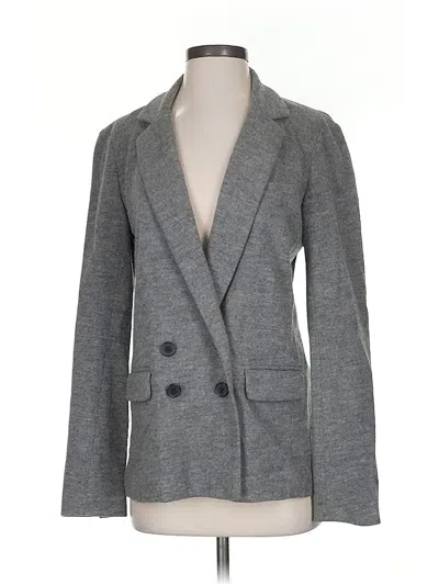 Pre-owned Jcrew Wool Blazer Jacket In Gray