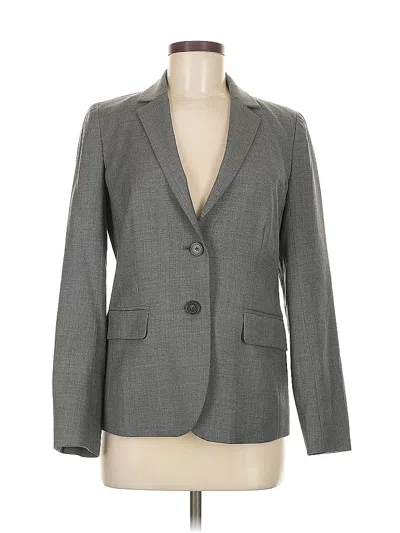 Pre-owned Jcrew Wool Blazer Jacket In Gray