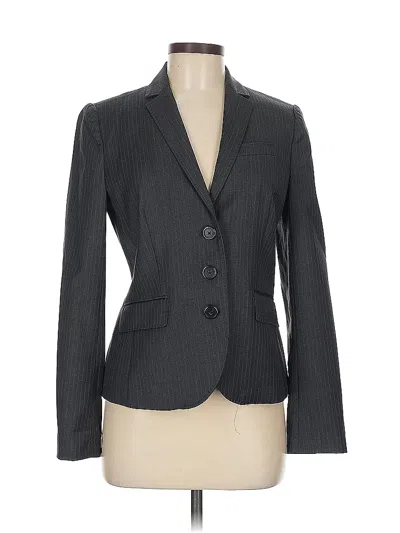 Pre-owned Jcrew Wool Blazer Jacket In Gray