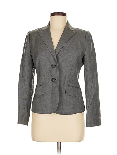Pre-owned Jcrew Wool Blazer Jacket In Gray