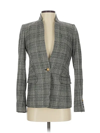 Pre-owned Jcrew Wool Blazer Jacket In Gray