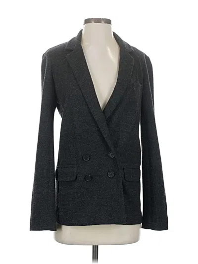 Pre-owned Jcrew Wool Blazer Jacket In Gray