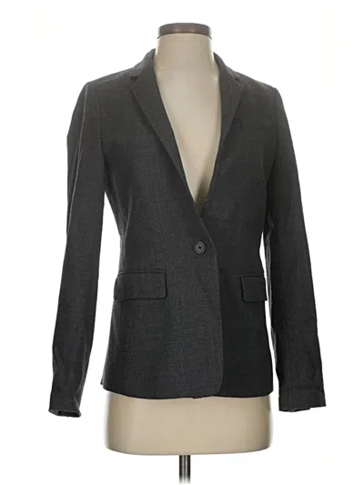 Pre-owned Jcrew Wool Blazer Jacket In Gray