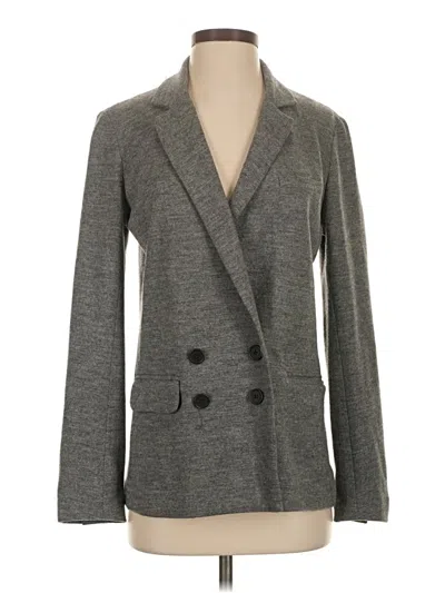 Pre-owned Jcrew Wool Blazer Jacket In Gray