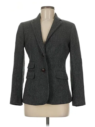 Pre-owned Jcrew Wool Blazer Jacket In Gray