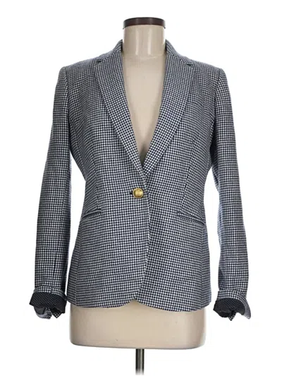 Pre-owned Jcrew Wool Blazer Jacket In Gray