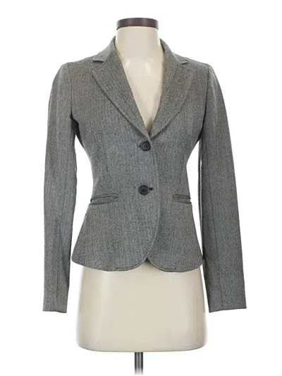 Pre-owned Jcrew Wool Blazer Jacket In Gray