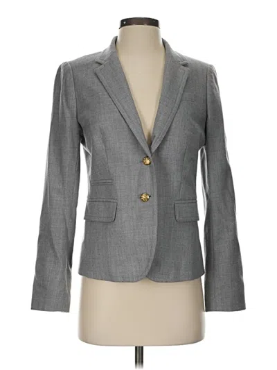 Pre-owned Jcrew Wool Blazer Jacket In Gray