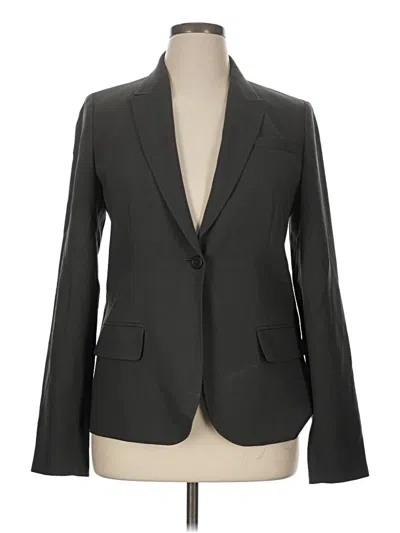 Pre-owned Jcrew Wool Blazer Jacket In Gray