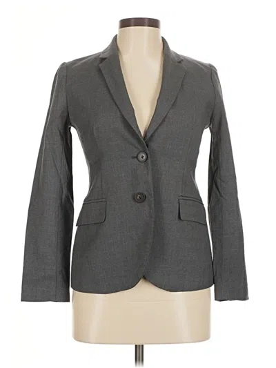 Pre-owned Jcrew Wool Blazer Jacket In Gray