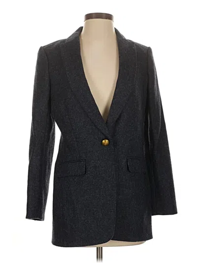 Pre-owned Jcrew Wool Blazer Jacket In Gray