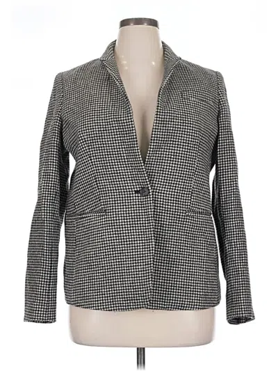 Pre-owned Jcrew Wool Blazer Jacket In Gray