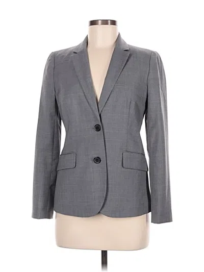 Pre-owned Jcrew Wool Blazer Jacket In Gray
