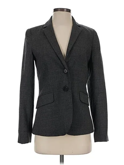 Pre-owned Jcrew Wool Blazer Jacket In Gray