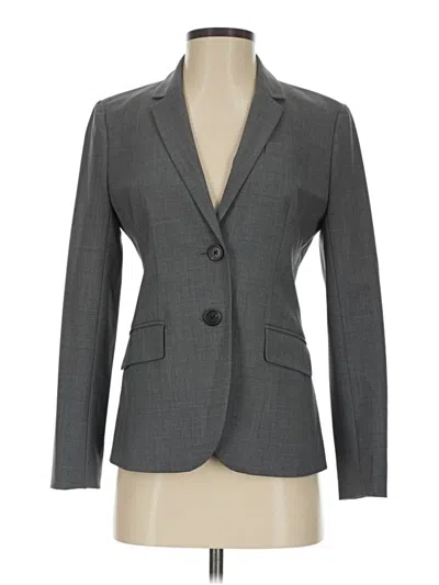 Pre-owned Jcrew Wool Blazer Jacket In Gray