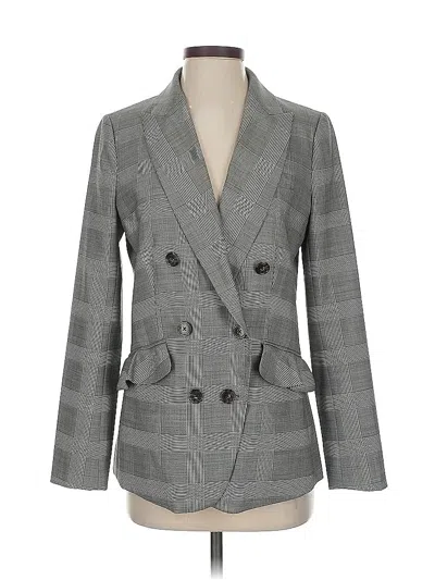 Pre-owned Jcrew Wool Blazer Jacket In Gray