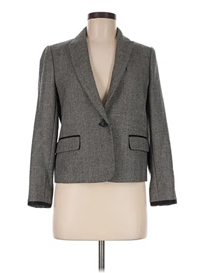 Pre-owned Jcrew Wool Blazer Jacket In Gray