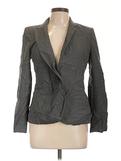 Pre-owned Jcrew Wool Blazer Jacket In Gray