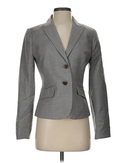Pre-owned Jcrew Wool Blazer Jacket In Gray