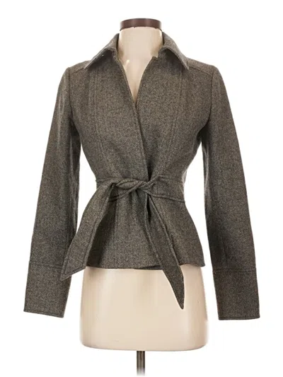 Pre-owned Jcrew Wool Blazer Jacket In Gray