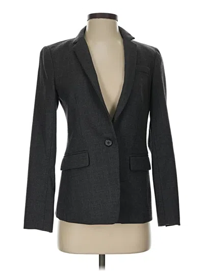 Pre-owned Jcrew Wool Blazer Jacket In Gray