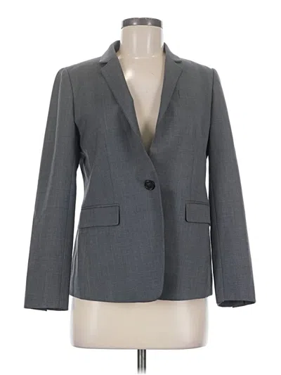 Pre-owned Jcrew Wool Blazer Jacket In Gray