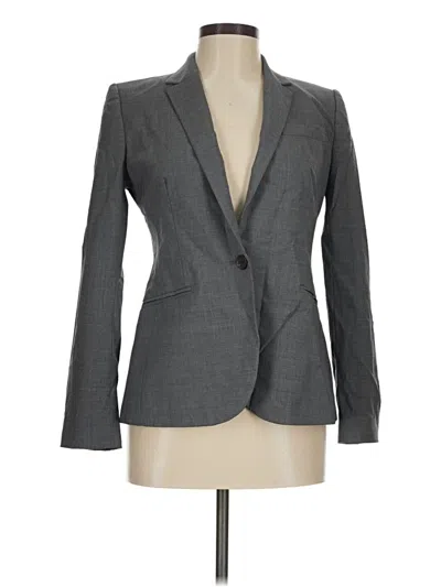 Pre-owned Jcrew Wool Blazer Jacket In Gray