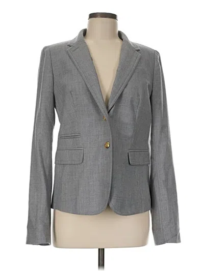 Pre-owned Jcrew Wool Blazer Jacket In Gray