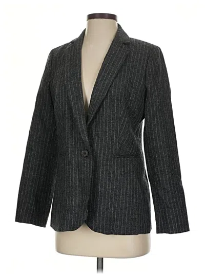 Pre-owned Jcrew Wool Blazer Jacket In Gray