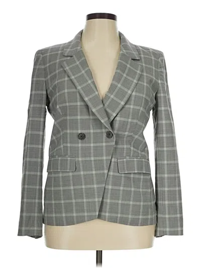 Pre-owned Jcrew Wool Blazer Jacket In Gray