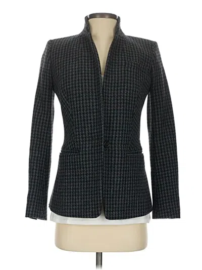 Pre-owned Jcrew Wool Blazer Jacket In Gray