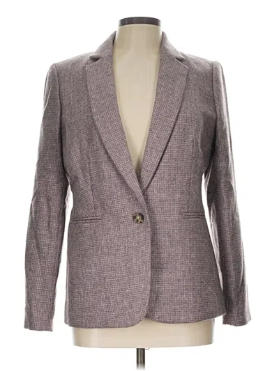 Pre-owned Jcrew Wool Blazer Jacket In Gray