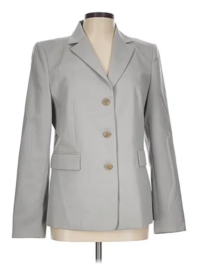 Pre-owned Jcrew Wool Blazer Jacket In Gray