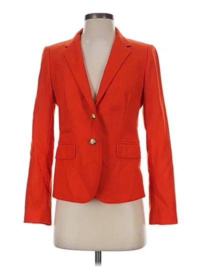 Pre-owned Jcrew Wool Blazer Jacket In Orange