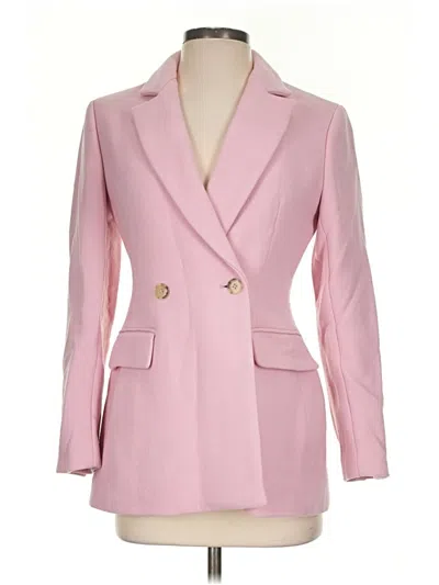 Pre-owned Jcrew Wool Blazer Jacket In Pink
