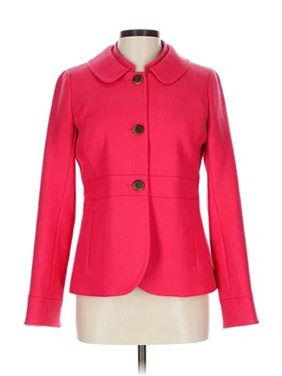 Pre-owned Jcrew Wool Blazer Jacket In Red