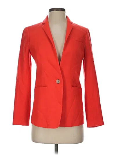 Pre-owned Jcrew Wool Blazer Jacket In Red
