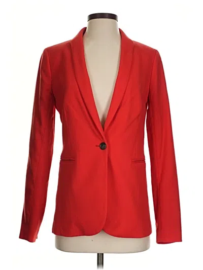 Pre-owned Jcrew Wool Blazer Jacket In Red