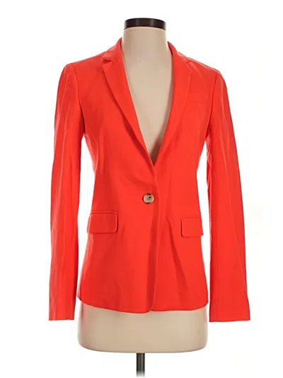 Pre-owned Jcrew Wool Blazer Jacket In Red