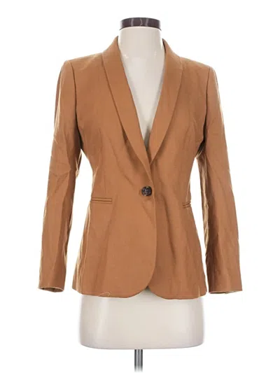 Pre-owned Jcrew Wool Blazer Jacket In Tan