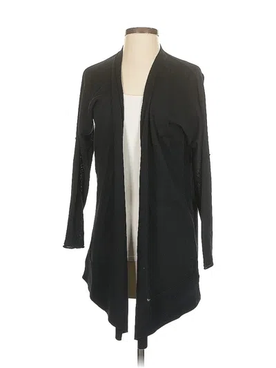 Pre-owned Jcrew Wool Cardigan Sweater In Black