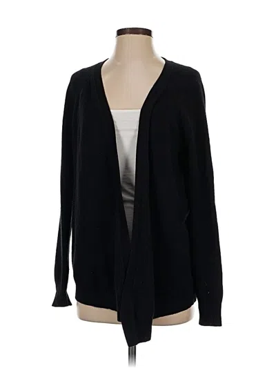 Pre-owned Jcrew Wool Cardigan Sweater In Black
