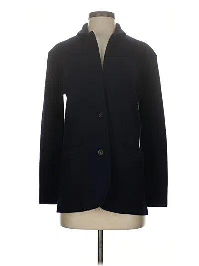 Pre-owned Jcrew Wool Cardigan Sweater In Black