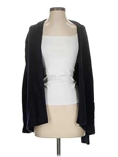 Pre-owned Jcrew Wool Cardigan Sweater In Black